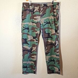 Polo by Ralph Lauren Men's Green Camouflage Jeans